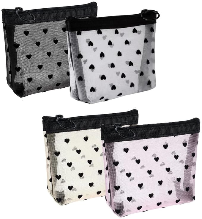 Dailygoods- Cosmetische Tas - 4 Stuks Mini - Draagbare Make-up Tas