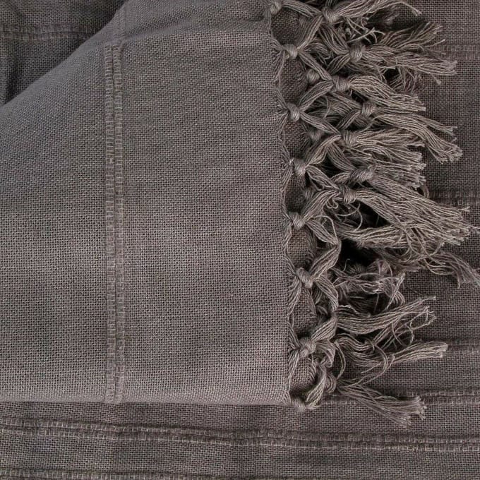 Multifunctionele sjaal Atmosphera Grijs (230 x 250 cm)