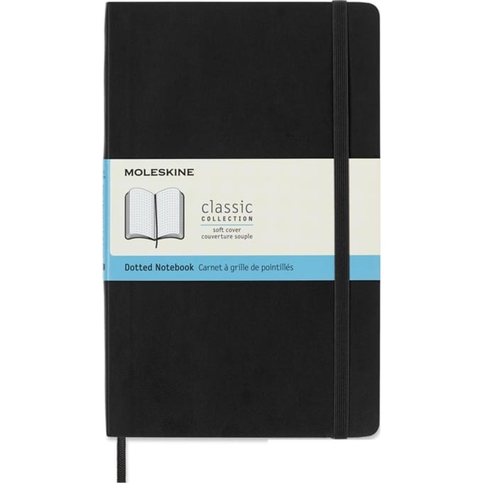 Moleskine Classic Notitieboek - Large - Softcover - Gestippeld - Zwart