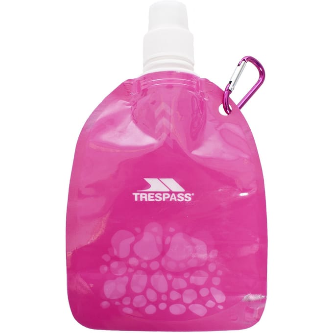 Trespass Hydromini opvouwbare waterfles (Roze)