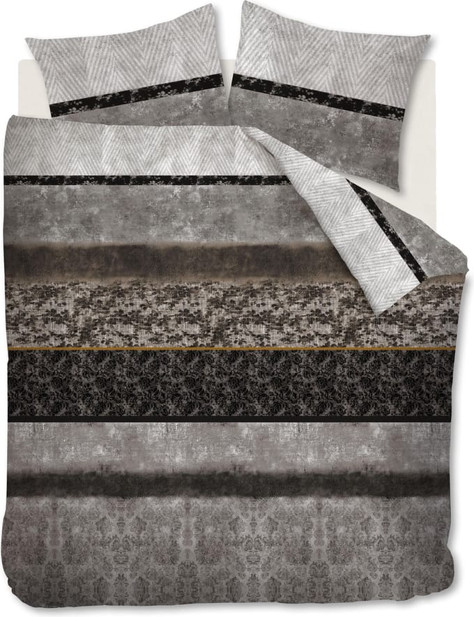Beddinghouse Dennison Dekbedovertrek - Grijs 200x200/220