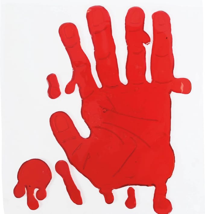 Fiestas Guirca - Gel hand decoratie (19 cm)