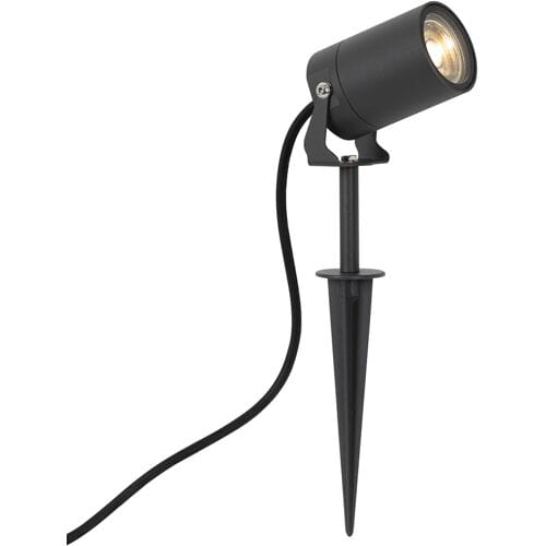 KS Verlichting Stark Tuinspot Antraciet met Lichtsensor LED