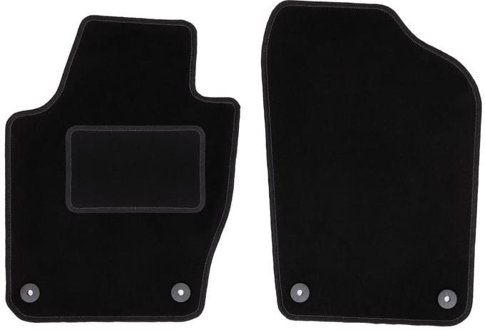 Voormatten zwart voor: Volkswagen Polo V hatchback (2009-2017)