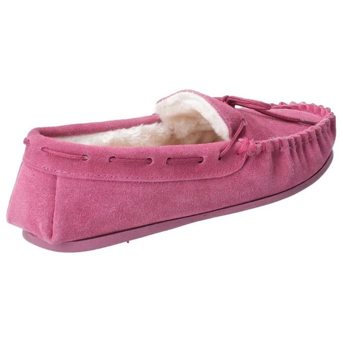 Hush Puppies Dames/dames Allie Slip On Leather Slipper (Rose)