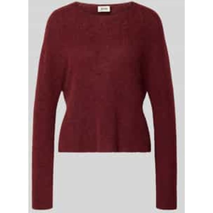 Gebreide pullover met ronde hals, model 'IMENY'