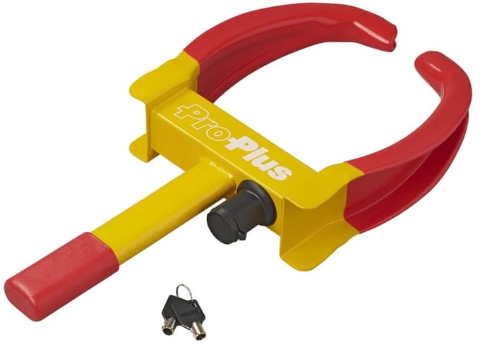 Proplus Wielklem - universeel - voor auto/caravan/aanhanger - parkeerklem