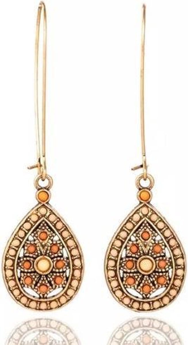 Jomide Oorhangers Vintage Boho - Oranje