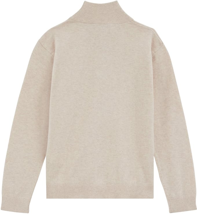 WE Fashion Jongens gebreide trui met quarter-zip