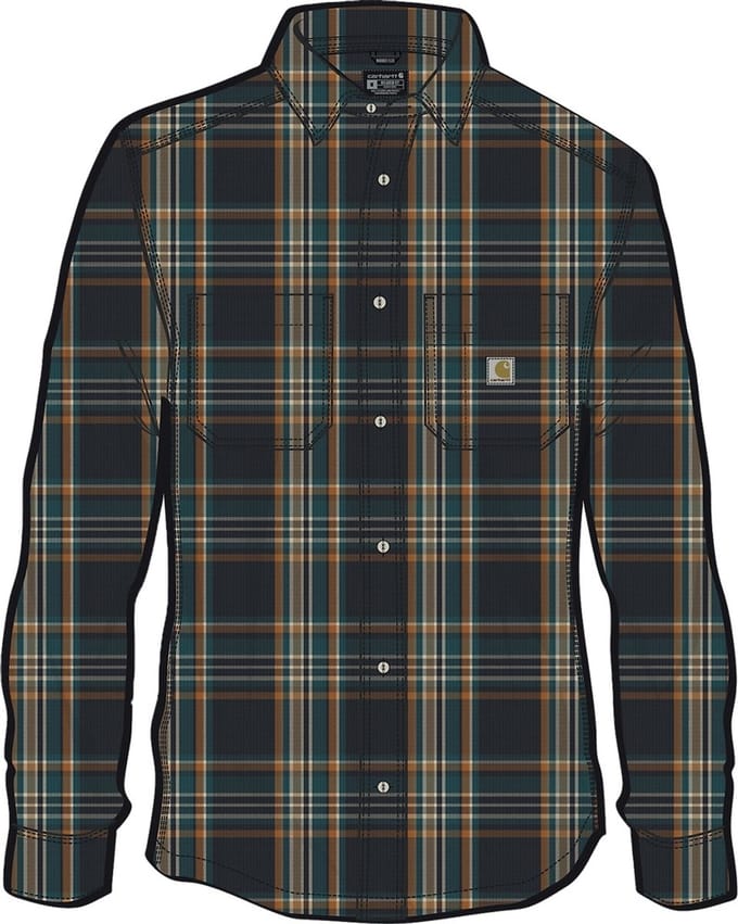 Carhartt Hamilton Relaxed LS Plaid Overhemd -