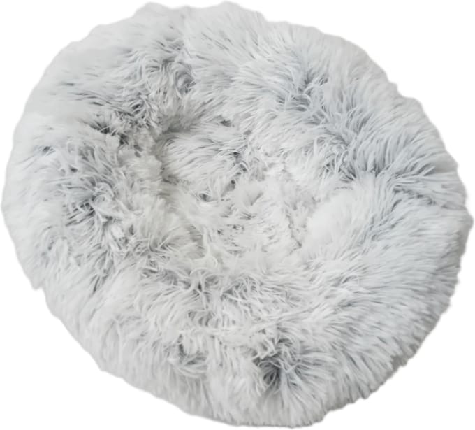 Chikko Quality - Donutkussen - IJzig Wit - 43 cm - Onweerstaanbaar Zacht!