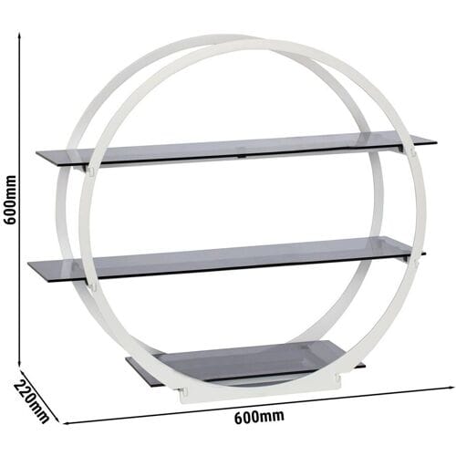GGM Gastro Etagerie / Buffetständer - Ø 600mm - Weiß Wit