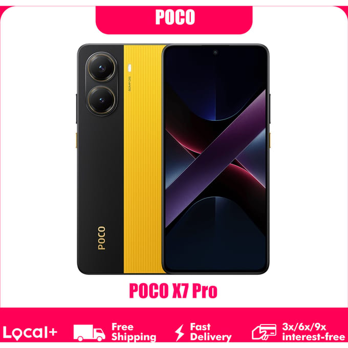 POCO X7 Pro 5G NFC Smartphone NFC 120Hz AMOLED 6000mAh 50MP Camera Yellow