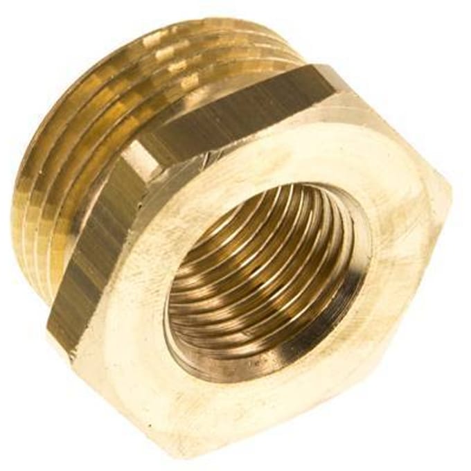 G 1/2'' x G 1'' F/M Messing Verloopring 16 Bar [2 Stuks]
