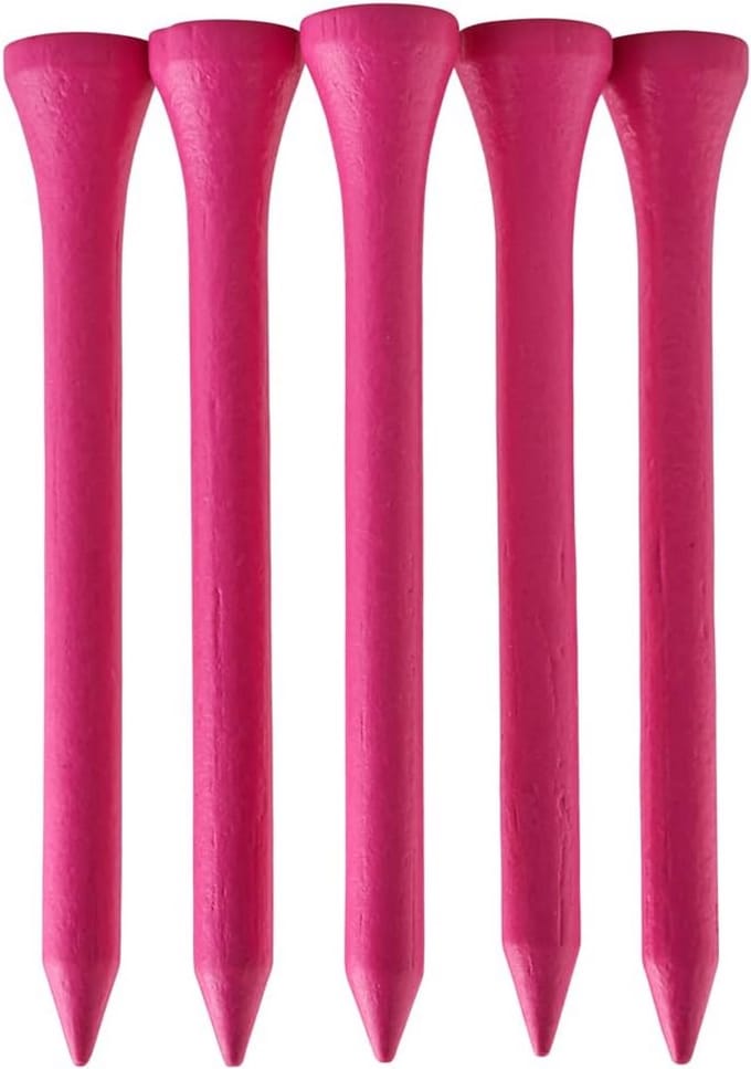 1000 Stuks Bamboe Golf Tees 70 mm Duurzaam en Milieuvriendelijk