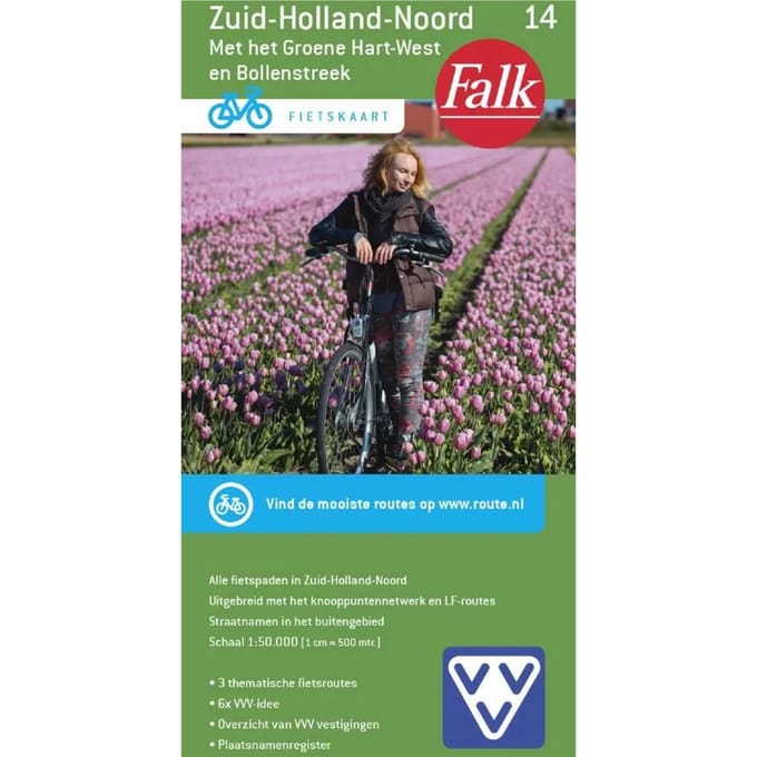 Falk fietskaart 14 Zuid-Holland Noord