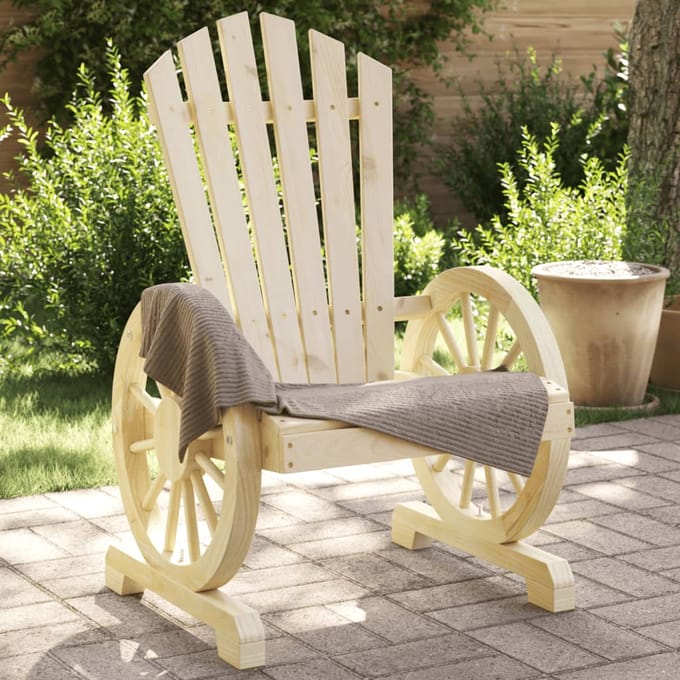 vidaXL - Tuinstoelen - 2 - st - Adirondack - massief - vurenhout