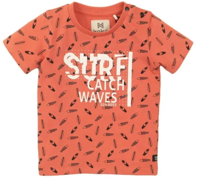 Koko Noko baby T-shirt Surf Cayenne maat 80