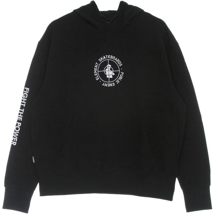 Lichtgewicht herensweatshirt met capuchon Pexe Target Hoodie zwart