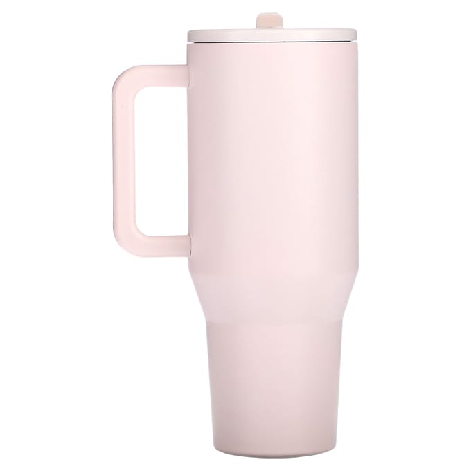 Dagelijkse Beker, Roze Zand, 40oz white