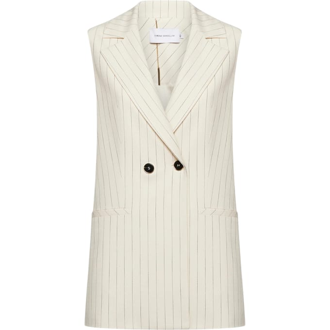 Gilet Gessato Vrouw Simona Corsellini dubbelpet