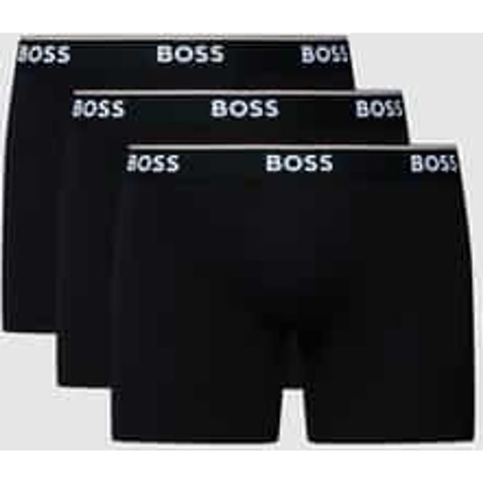 Boxershort met logo in band in een set van 3 stuks, model 'Power'