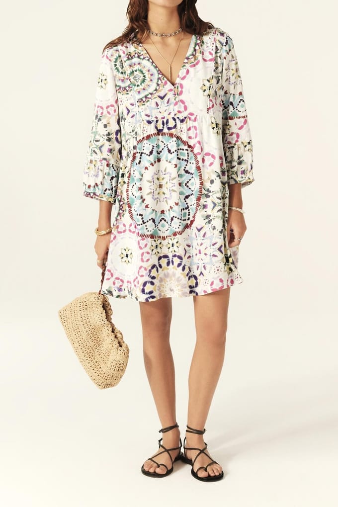 BA&SH Robe Lorenza Perle Size: L | Shirt Dresses Outlet | Dames |