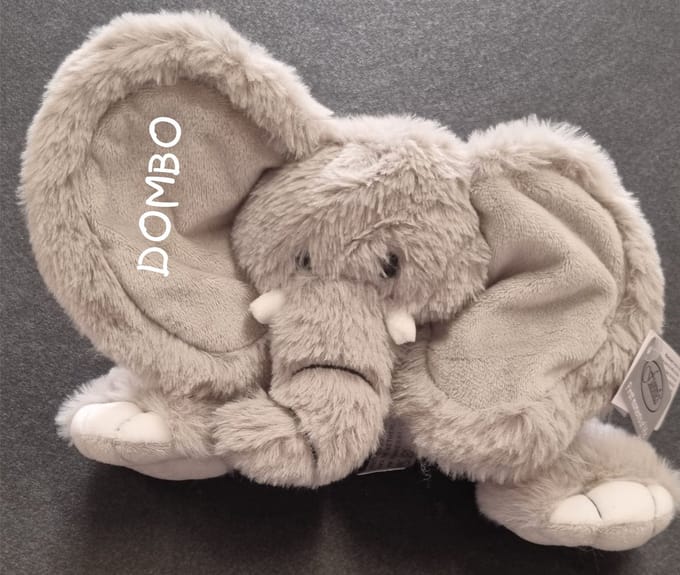 KnuffelOlifant-Olifant-Knuffel dier-Speelgoed-Baby knuffel