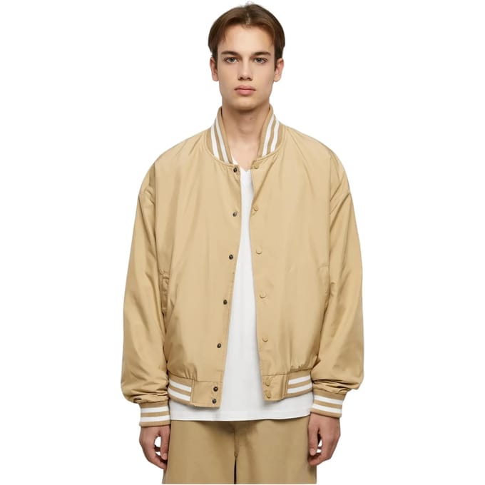 Urban Classics - Light College jacket - L - Beige