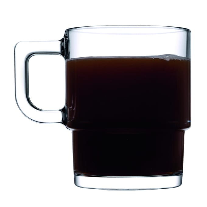 Pasabahce Koffie/thee glazen Cameron - 2x - transparant glas - 320 ml