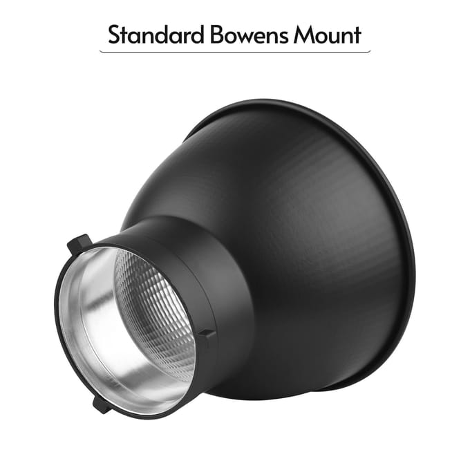 7 inch standaard reflector diffuser lampenkap schotel met voor Bowens Mount Studio Strobe Flash Light zwart