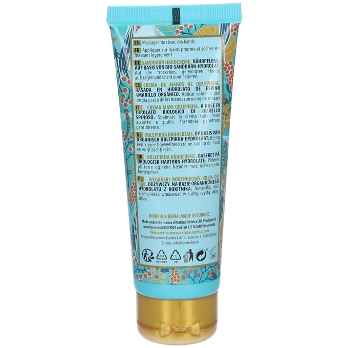 Natura Siberica Professional Handcreme met Oblepikha Hydrolaat