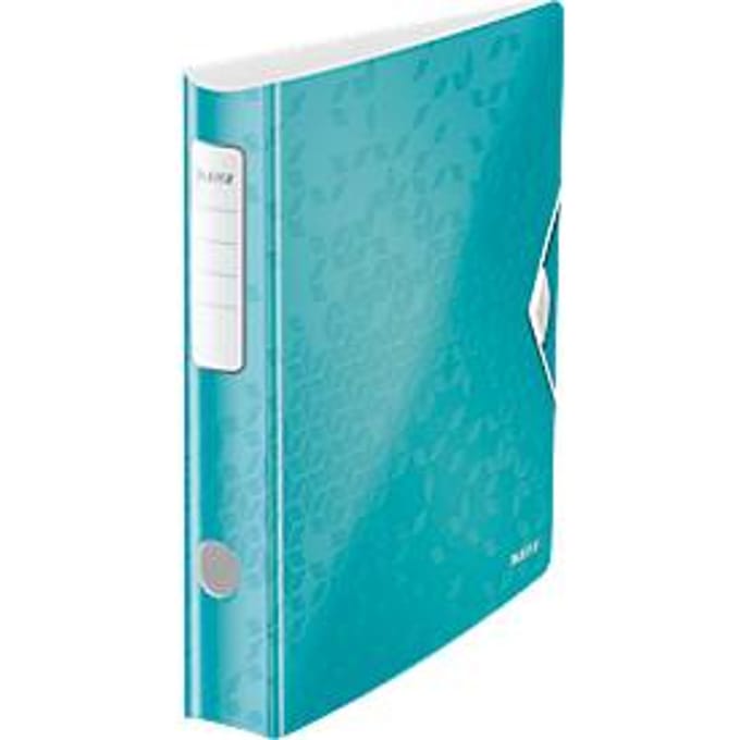 LEITZ® ordner Active WOW, A4, rugbreedte 65 mm, 5 stuks, ijsblauw