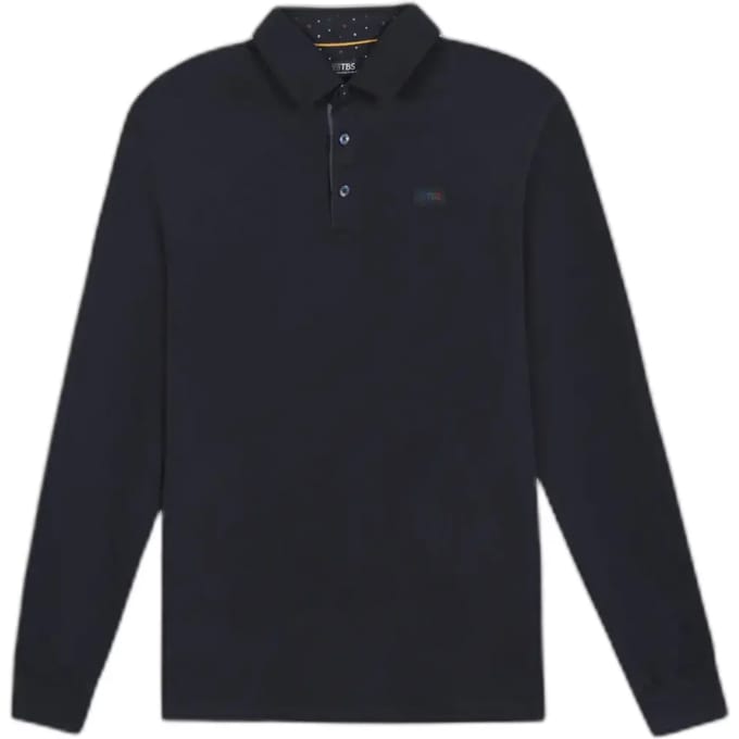 Tbs Barzipol Lange Mouw Poloshirt Blauw 3XL Man