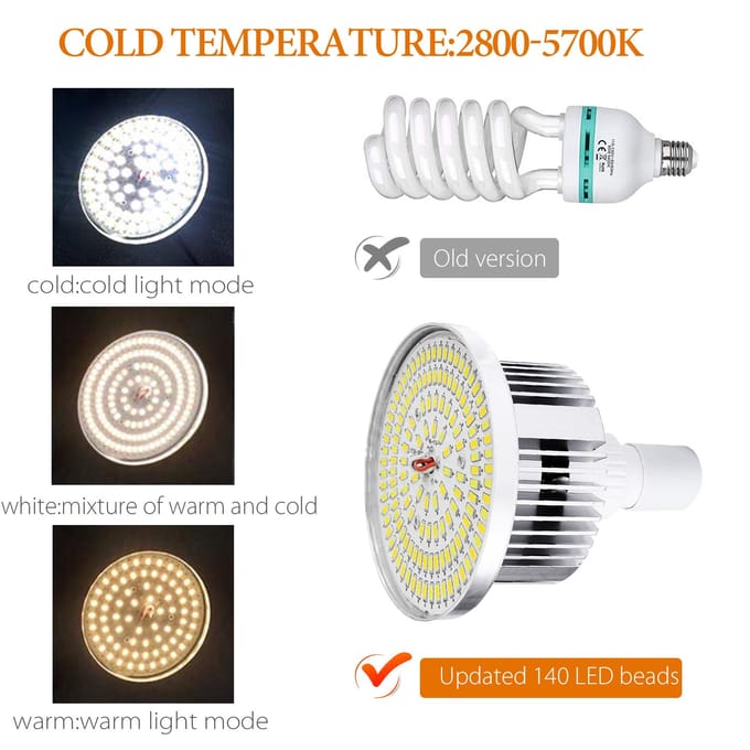 Andoer Studio Fotografie Lichtset Softbox Verlichtingsset met 85W 2800K-5700K Tweekleurige temperatuur UK Plug