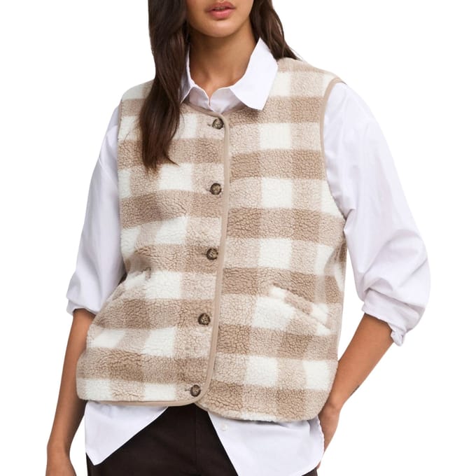 Only Baby Life Teddy Vest Dames - Maat S