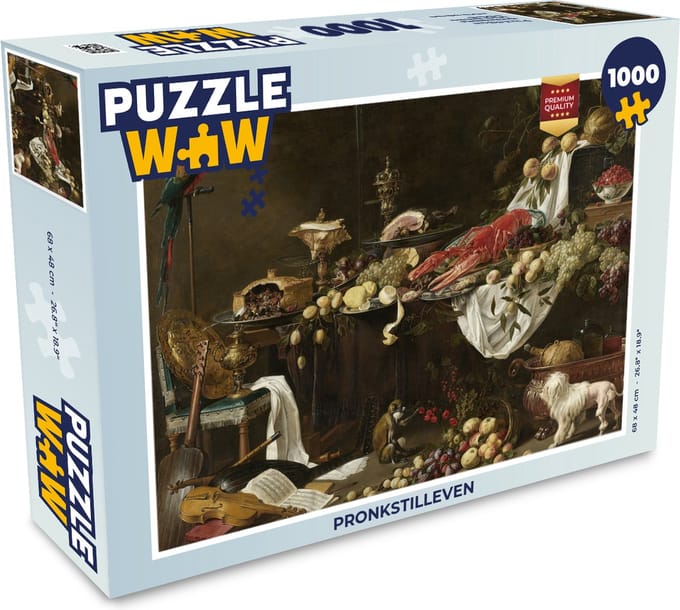 Puzzel Pronkstilleven - Legpuzzel - Puzzel 1000 stukjes volwassenen