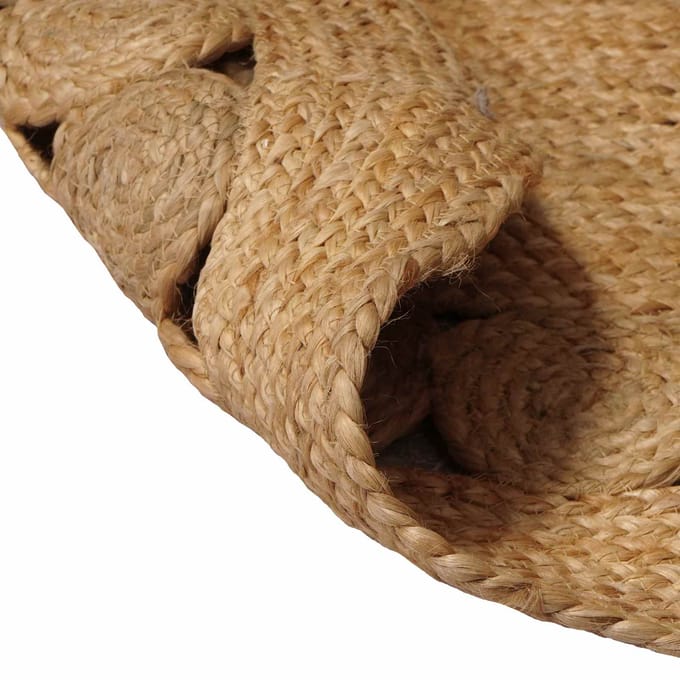 vidaXL - Vloerkleden - Naturel - 122 - x - 183 - cm - Jute