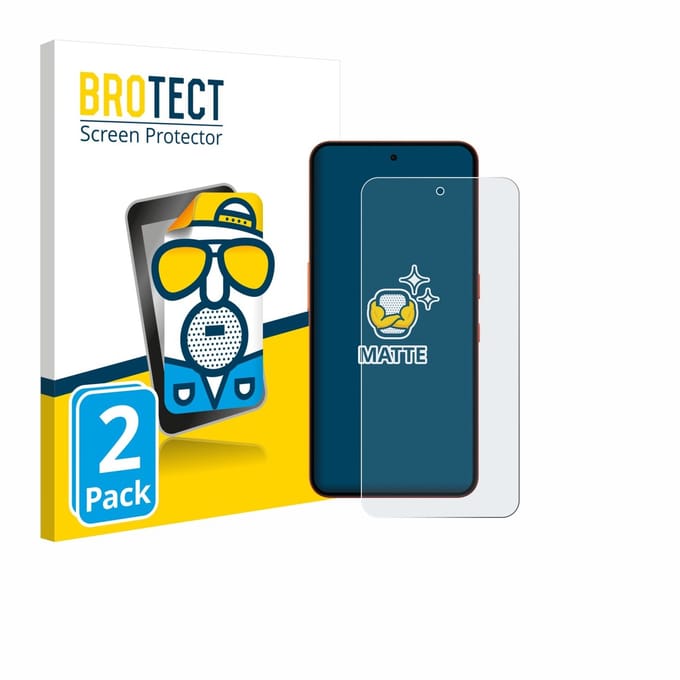 BROTECT - Screenprotector voor Nothing CMF Phone 2 Pro - Folie Beschermfolie matte 2 Stuks
