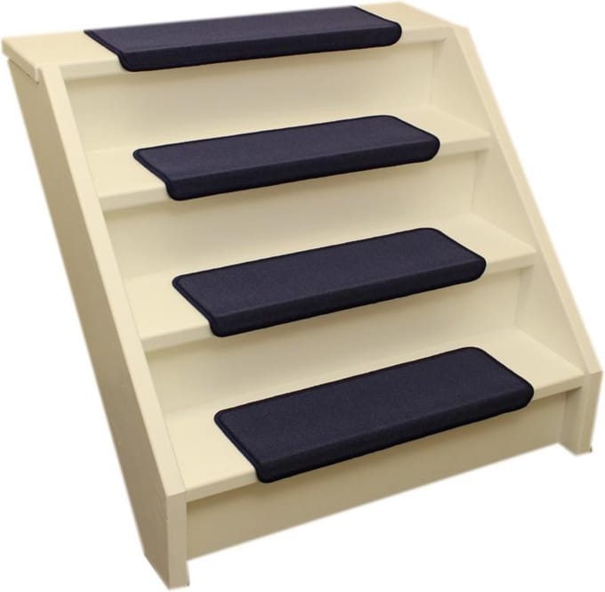 Elite Trapmatten - 15 stuks - Elite Donker-Blauw - 56x17x3,5cm - Rechthoekig - zelfklevend