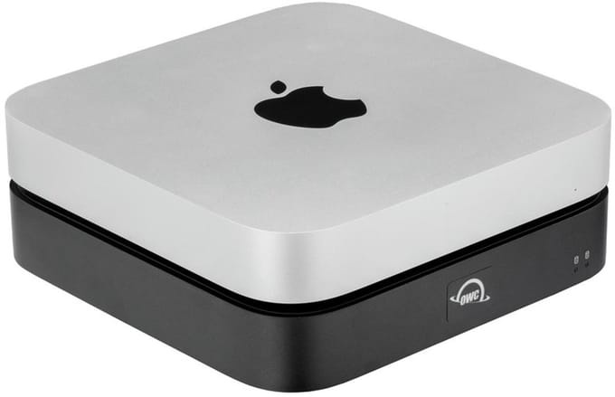 OWC miniStack STX - Opslagbehuizing met Thunderbolt Hub - 0GB - Zwart