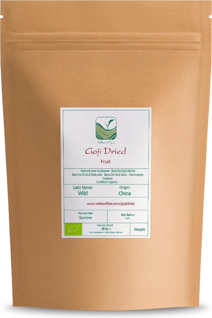 Gedroogde Goji bessen - Biologisch - 250 gram