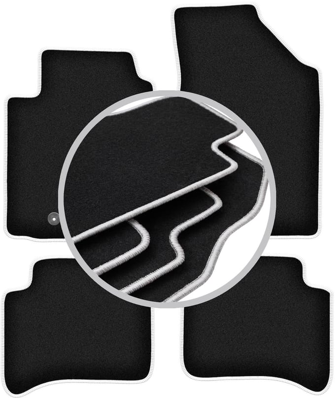 CARLUX-SILVER automatten voor: Toyota Yaris I 5-deurs (1999-2005)