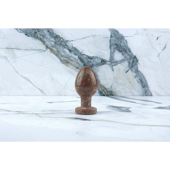 Kristall Buttplug Eva - Roter Jaspis