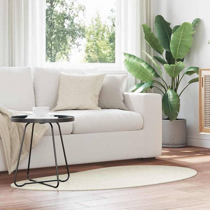vidaXL - Tapijt - HUARTE - Crèmekleurig - 80 - x - 150 - cm - Polyester