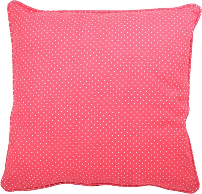 Linen & More Sierkussen Kussen Lizzy stip rood