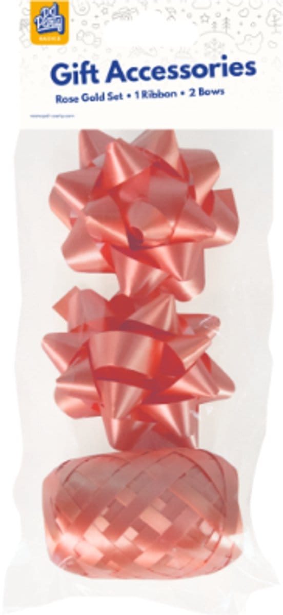 Gift accessoires - licht roze- krullint - cadeaulint