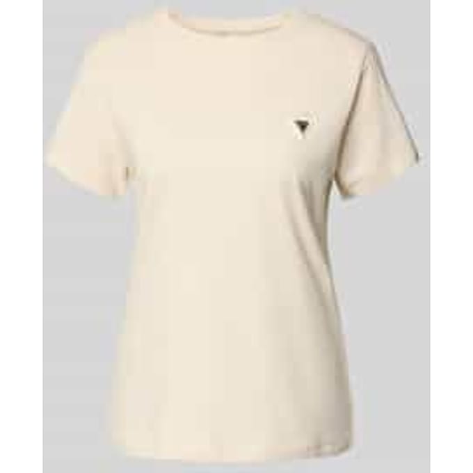 Triangle Logo Short Sleeve Tee Wo - Beige Shirts