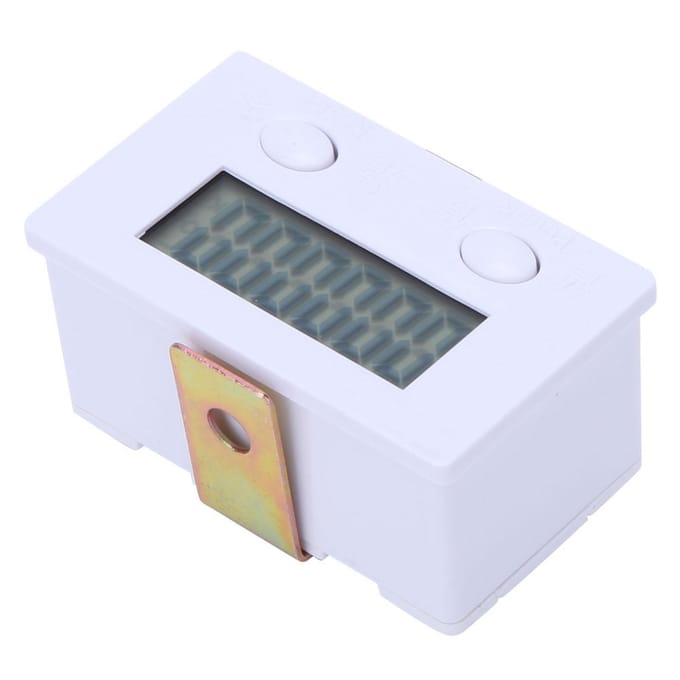 BERM Digitale Teller BEM 6C 6 Cijfers 0 999999 LCD Display Elektronische Tally Teller gray