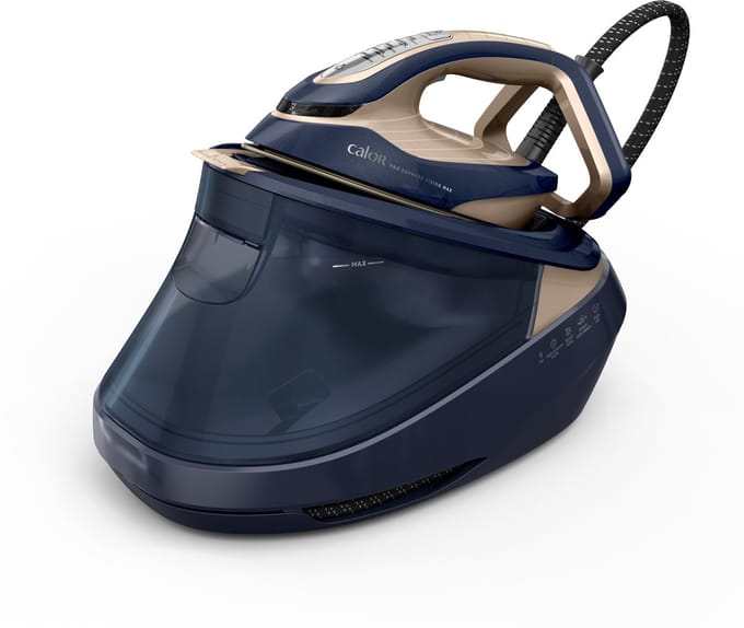 Calor Pro Express Vision Max GV9910C0 – Stoomgenerator 9 bar – 215 g/min continue stoom – 820 g/min stoomboost – Afneembaar reservoir 1,2L – Professionele stoomcentrale